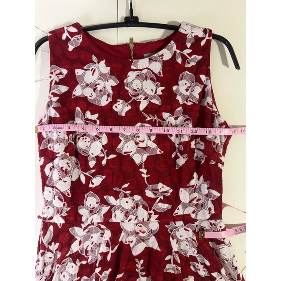 Danny Nicole Womens Dress Size 4 Floral Fit Flare Feminine Formal Casual - Picture 7 of 7